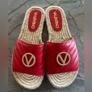 Valentino clavel red espadrille size 40 women’s SOLD OUT